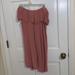 off the shoulder dress